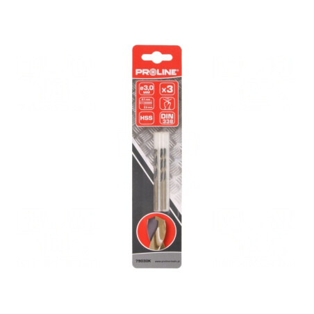 Burghiu Metal 3mm HSS 3 Buc Blister | Electronic-mag.ro | Componente Electronice