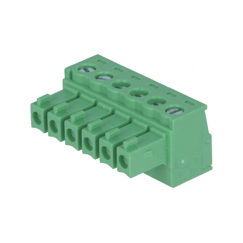 Regletă de Conexiuni Deconectabilă 3,81mm 6 Piste Drept Mufă | Electronic-mag.ro | Componente Electronice