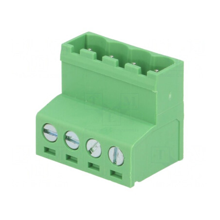 Regletă de Conexiuni Deconectabilă 5,08mm 4 Piste Drept Mufă | Electronic-mag.ro | Componente Electronice
