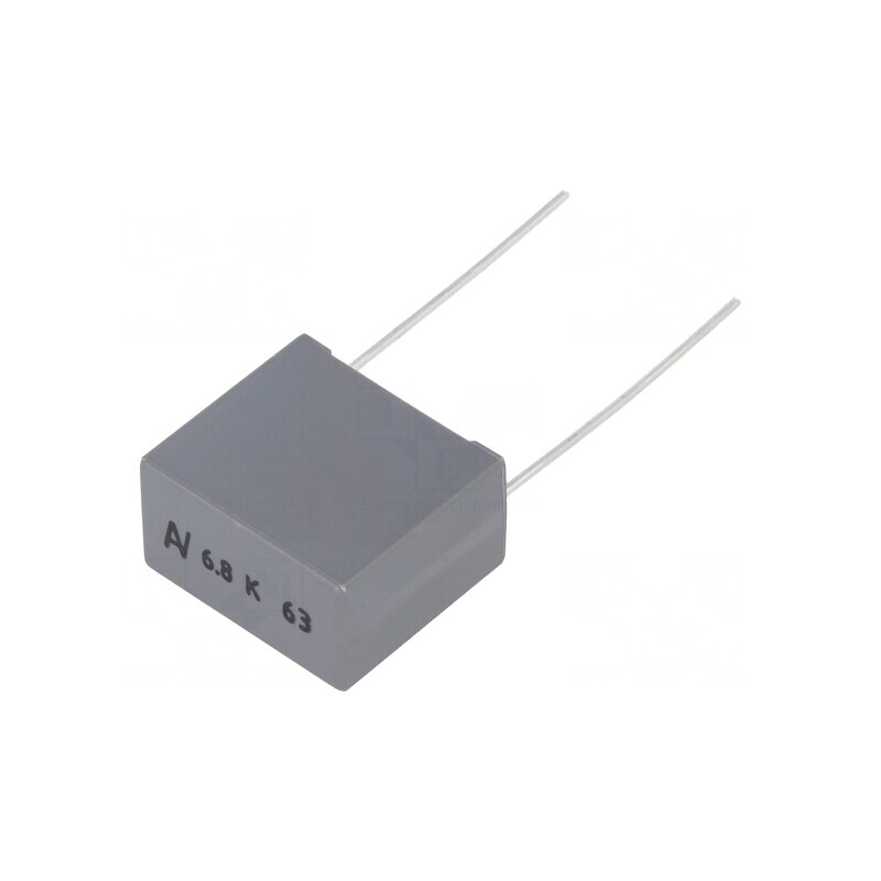 Condensator Poliester 6.8uF 40VAC 63VDC 15mm ±10% THT | Electronic-mag.ro | Componente Electronice Condensator Poliester 6.8uF 40VAC 63VDC 15mm ±10% THT | Electronic-mag.ro | Componente Electronice