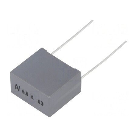 Condensator Poliester 6.8uF 40VAC 63VDC 15mm ±10% THT | Electronic-mag.ro | Componente Electronice