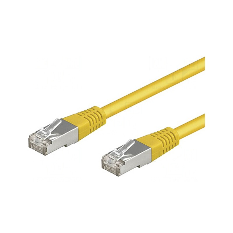 Patch Cord Ethernet Galben 1m Cat5e | Electronic-mag.ro | Componente Electronice