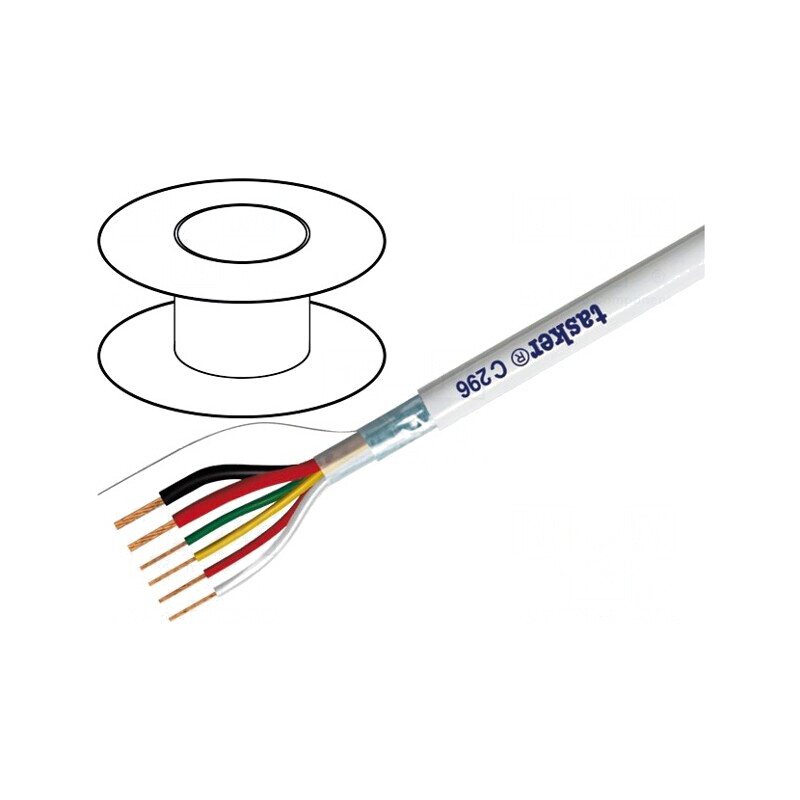 Cablu Ecranat FirestoP PVC 2x0,5mm2 4x0,22mm2 | Electronic-mag.ro | Componente Electronice