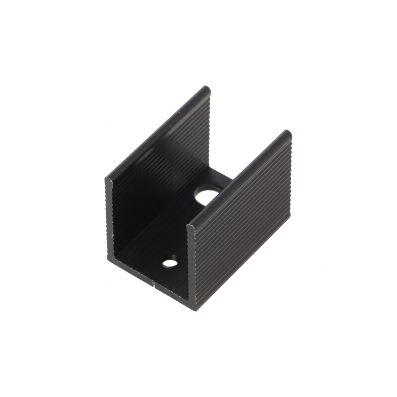 Radiator Negru TO220 25x18x20mm 17K/W | Electronic-mag.ro | Componente Electronice