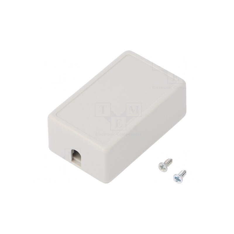Carcasă Alimentator ABS Gri 28x45x18mm | Electronic-mag.ro | Componente Electronice