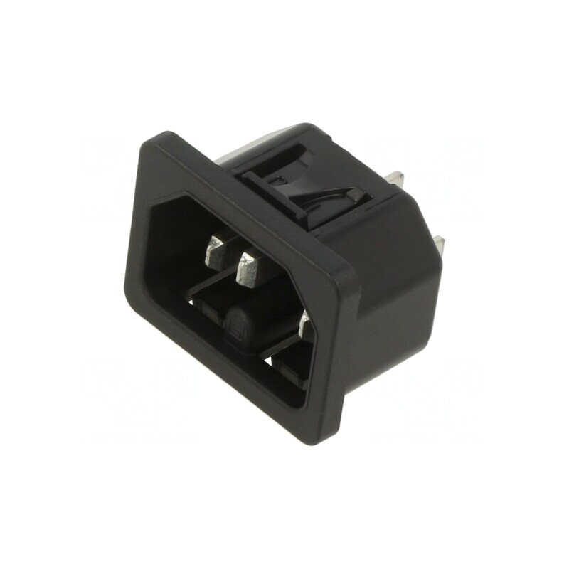 Conector Alimentare AC 10A 250VAC IEC 60320 C16 | Electronic-mag.ro | Componente Electronice