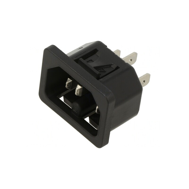 Conector Alimentare AC IEC 60320 C16 10A 250V | Electronic-mag.ro | Componente Electronice