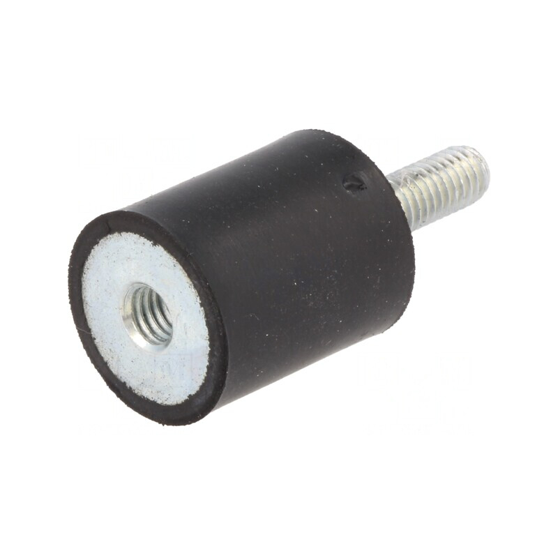 Atenuator de Vibrații M6 20mm Guma 25mm 315N | Electronic-mag.ro | Componente Electronice
