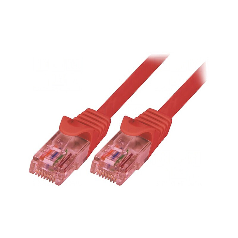 Patch Cord UTP Cat6 Roșu 0.25m | Electronic-mag.ro | Componente Electronice