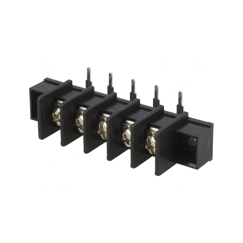 Regletă de Conexiuni PCB 90° 9,5mm 5 Piste 4mm2 | Electronic-mag.ro | Componente Electronice