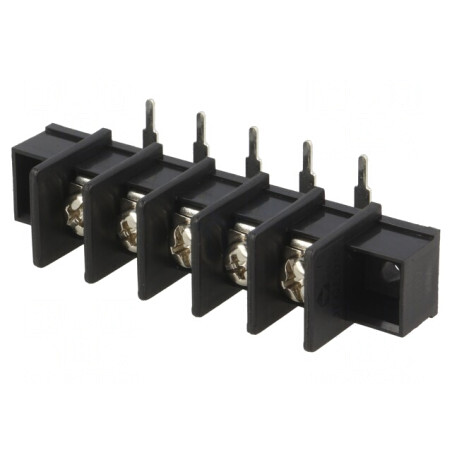 Regletă de Conexiuni PCB 90° 9,5mm 5 Piste 4mm2 | Electronic-mag.ro | Componente Electronice