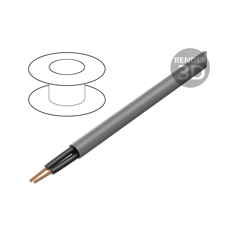 Cablu ÖLFLEX® 150 neecranat 2x0,5mm2 300V/500V Cu | Electronic-mag.ro | Componente Electronice
