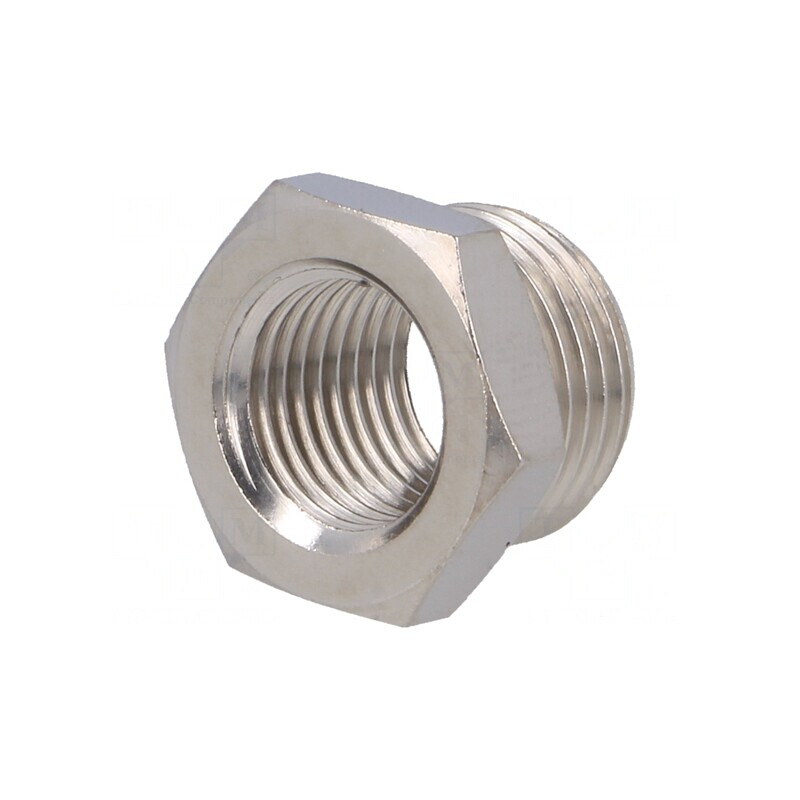 Niplu Reducție Alama Nichelată G 3/8 Filet Interior | Electronic-mag.ro | Componente Electronice