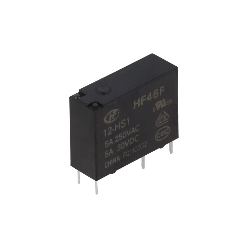 Releu Electromagnetic 12VDC 5A SPST-NO | Electronic-mag.ro | Componente Electronice