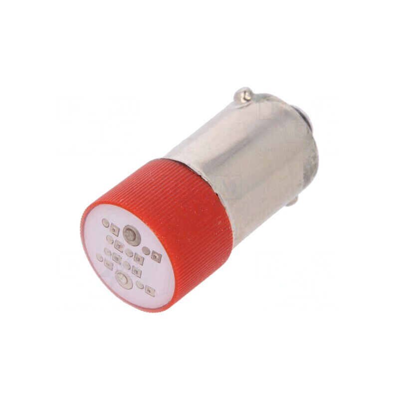 Lampă LED roșie 24V BA9S | Electronic-mag.ro | Componente Electronice