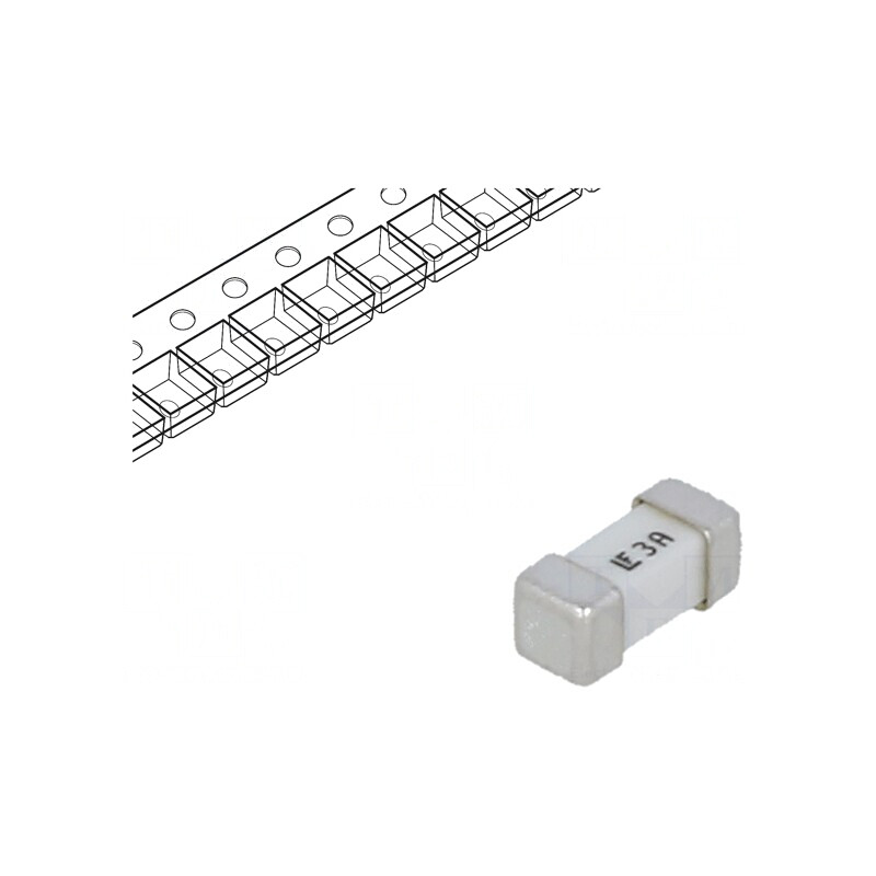 Siguranță Ultra-Rapid 3A SMD 125V AC/DC | Electronic-mag.ro | Componente Electronice