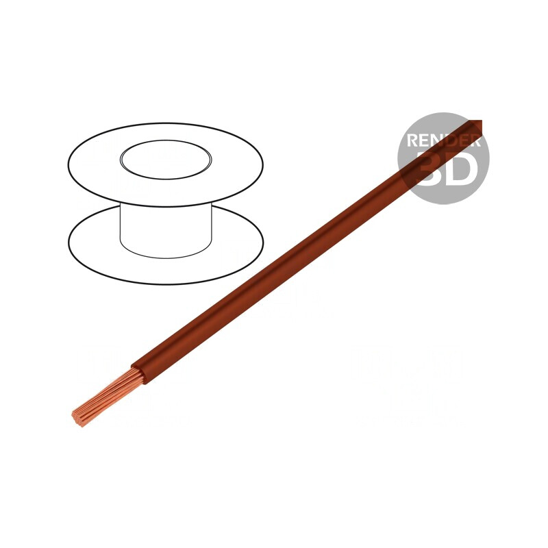 Cablu Electric PVC Maro 1mm2 10m | Electronic-mag.ro | Componente Electronice