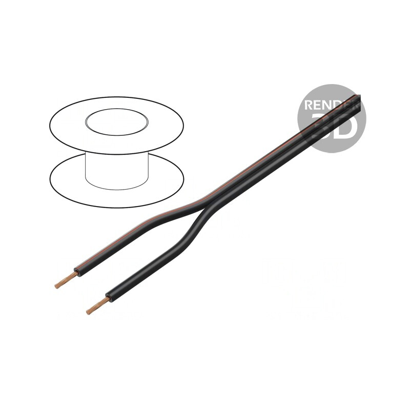 Cablu Difuzor 2x1mm2 OFC Negru Neecranat PVC | Electronic-mag.ro | Componente Electronice Cablu Difuzor 2x1mm2 OFC Negru Neecranat PVC | Electronic-mag.ro | Componente Electronice