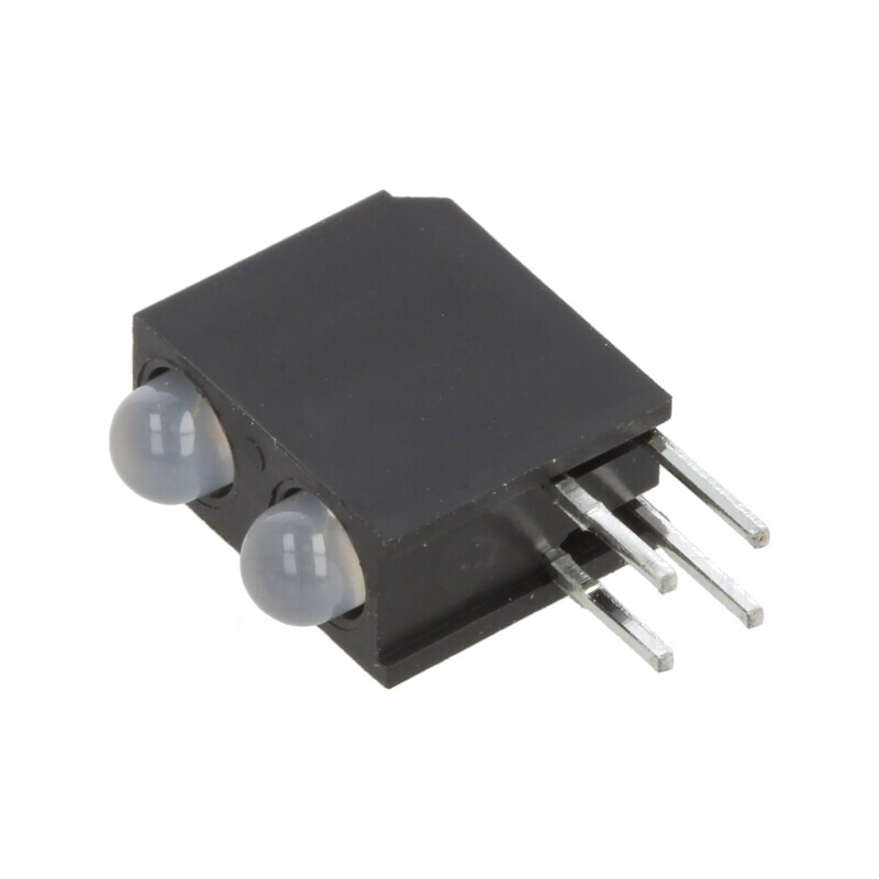 LED roșu-verde 3mm 2 diode 20mA 45° 30mcd | Electronic-mag.ro | Componente Electronice