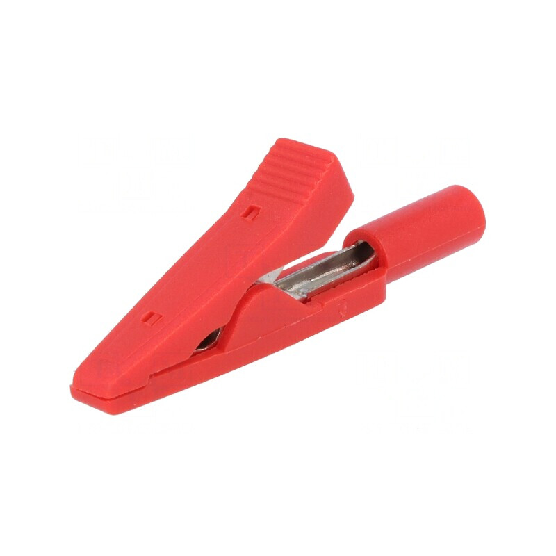 Bornă crocodil roșie 10A 60VDC 41.5mm | Electronic-mag.ro | Componente Electronice Bornă crocodil roșie 10A 60VDC 41.5mm | Electronic-mag.ro | Componente Electronice