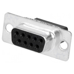 Conector D-Sub 9 Pin Mamă pe Cablu 16.3mm | Electronic-mag.ro | Componente Electronice
