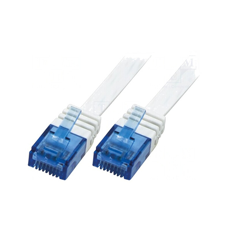 Patch Cord UTP Cat6 Alb 0.5m | Electronic-mag.ro | Componente Electronice