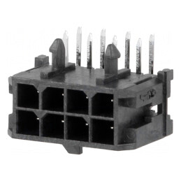 Soclu cablu-placă Micro-Fit 3.0 3mm 8 pini THT 8.5A 600V | Electronic-mag.ro | Componente Electronice