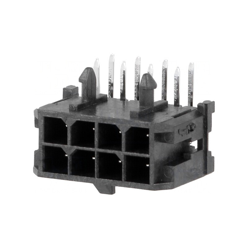 Soclu cablu-placă Micro-Fit 3.0 3mm 8 pini THT 8.5A 600V | Electronic-mag.ro | Componente Electronice