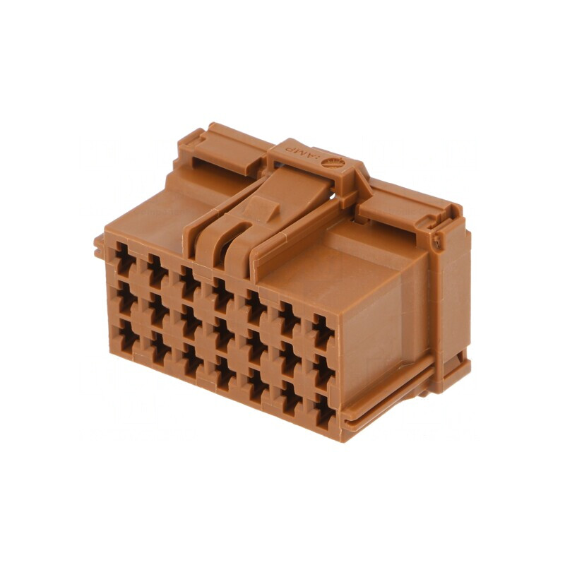 Conector Automotive MCP 2.8 Mamă Mufă Cablu 21PIN Maro | Electronic-mag.ro | Componente Electronice