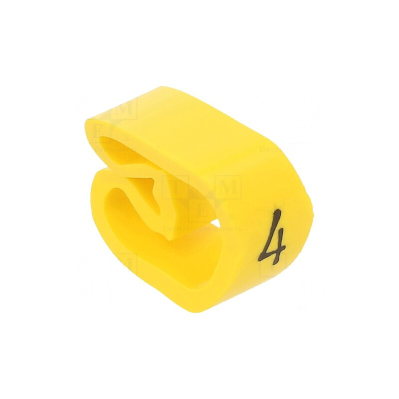 Markere Marcaj Galben PVC 8-16mm Orificiu -30÷60°C | Electronic-mag.ro | Componente Electronice
