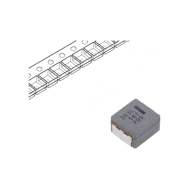 Inductor SMD 3,3uH 26,3A 6mΩ ±20% 10,9x10x6mm -40÷150°C | Electronic-mag.ro | Componente Electronice