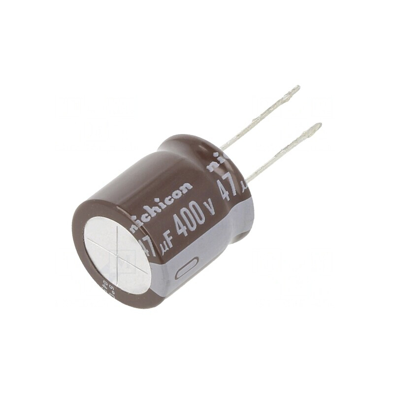 Condensator Electrolitic THT 47uF 400VDC 18x20mm | Electronic-mag.ro | Componente Electronice