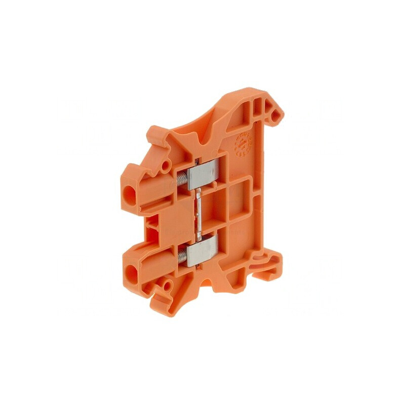 Conector de Îmbinare Șine 0.14-4mm² 2 Borne Portocaliu | Electronic-mag.ro | Componente Electronice