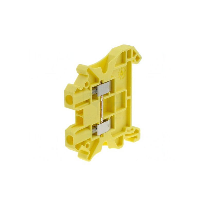 Terminal de îmbinare pentru șine 0,14-4mm² 1P 2B Galben 1kV | Electronic-mag.ro | Componente Electronice
