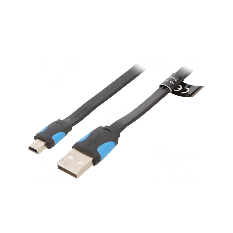 Cablu USB 2.0 A la Mini B 0,5m | Electronic-mag.ro | Componente Electronice