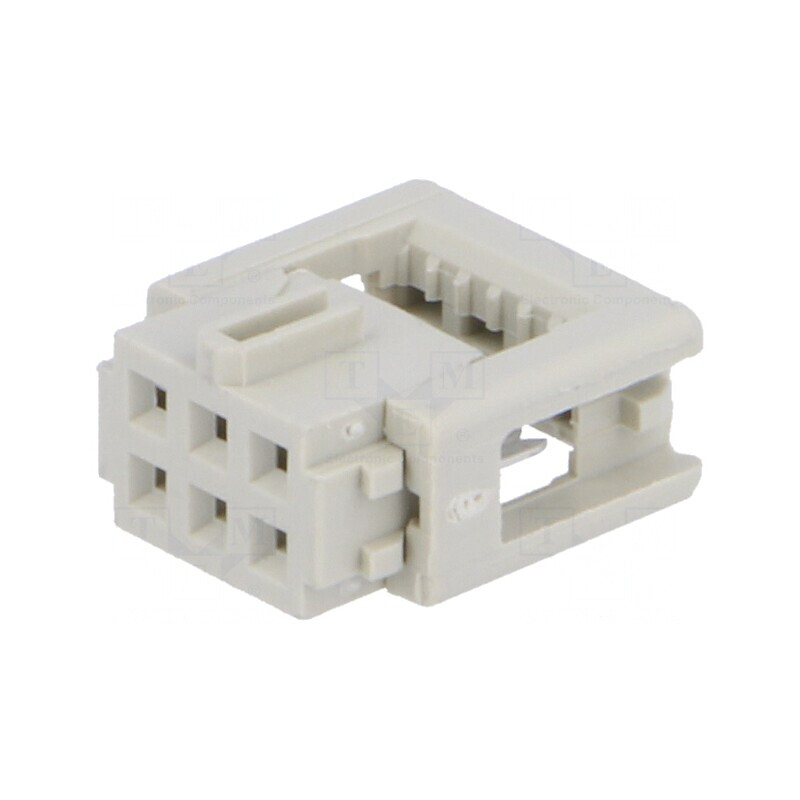 Mufă IDC 6 pini cablu-bandă 1,27mm 2,54mm | Electronic-mag.ro | Componente Electronice Mufă IDC 6 pini cablu-bandă 1,27mm 2,54mm | Electronic-mag.ro | Componente Electronice