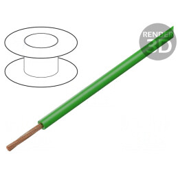 Cablu Auto FLRY-A 0,35mm² Verde PVC 60V | Electronic-mag.ro | Componente Electronice