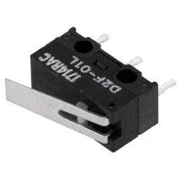 Microîntrerupător cu Manetă SPDT 0,1A/30VDC IP40 | Electronic-mag.ro | Componente Electronice