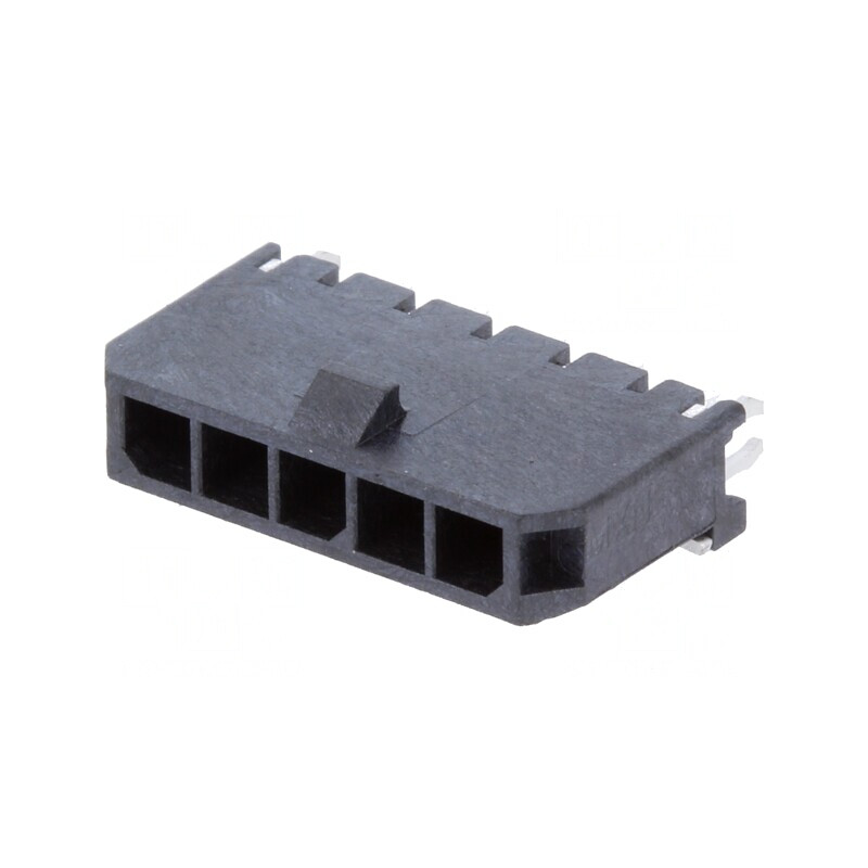 Soclu cablu-placă Micro-Fit 3.0 3mm 5 pini drept 5A | Electronic-mag.ro | Componente Electronice