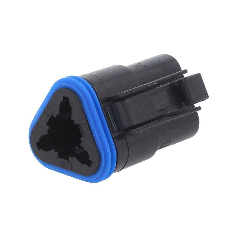 Conector cablu-cablu PX0 3 pini negru | Electronic-mag.ro | Componente Electronice