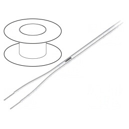 Cablu Silicon Alb 2x0,5mm2 OFC 100m  | Electronic-mag.ro | Componente Electronice