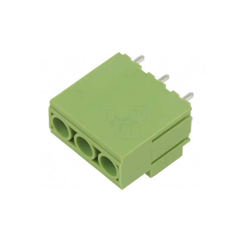 Regletă Conexiuni PCB 90° 10,16mm 3 Piste | Electronic-mag.ro | Componente Electronice