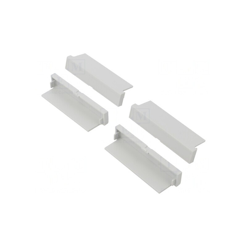 Capace Borne Gri Deschis UL94V-0 ABS, Set 4 Buc. | Electronic-mag.ro | Componente Electronice