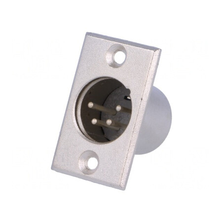 Soclu XLR 4 Pin Lipire 3mm | Electronic-mag.ro | Componente Electronice