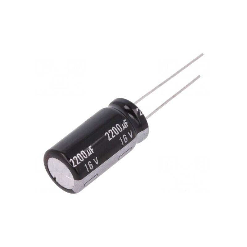 Condensator Electrolitic THT 2200uF 16V 12.5x25mm | Electronic-mag.ro | Componente Electronice