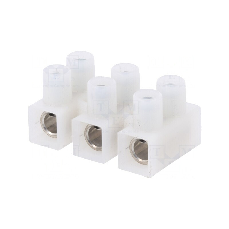 Regletă de Conexiuni cu Șurub 6-10mm2 450V 3 Piste | Electronic-mag.ro | Componente Electronice