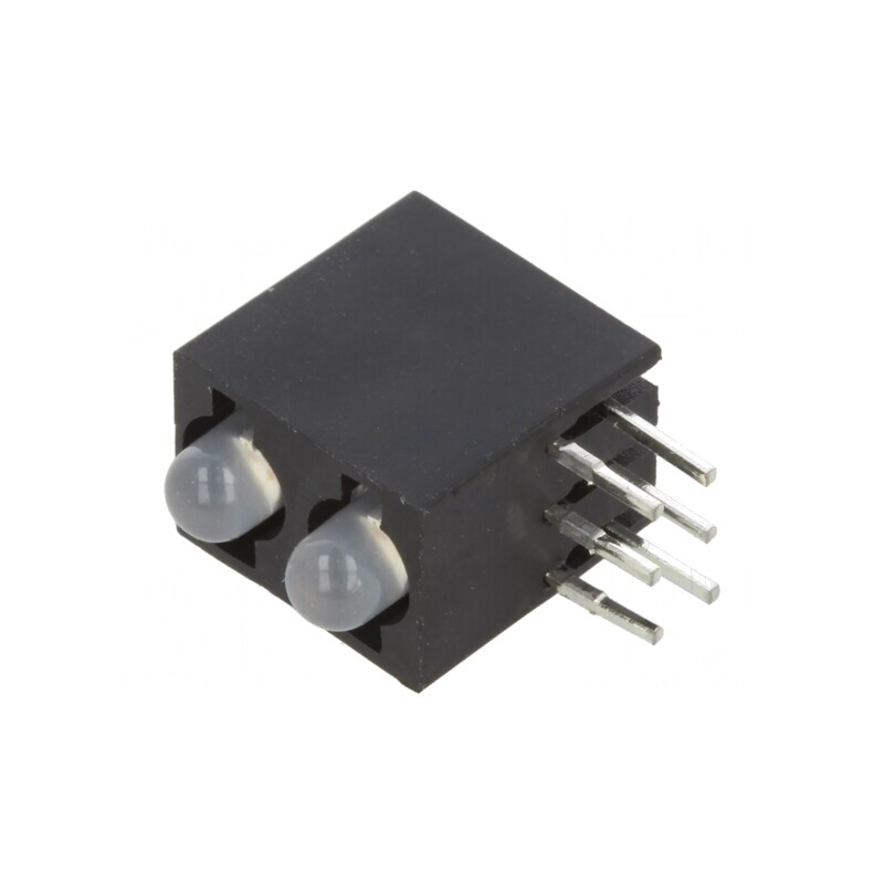 LED 3mm Roșu/Verde 2 Diode 20mA 40° 2-2.6V | Electronic-mag.ro | Componente Electronice