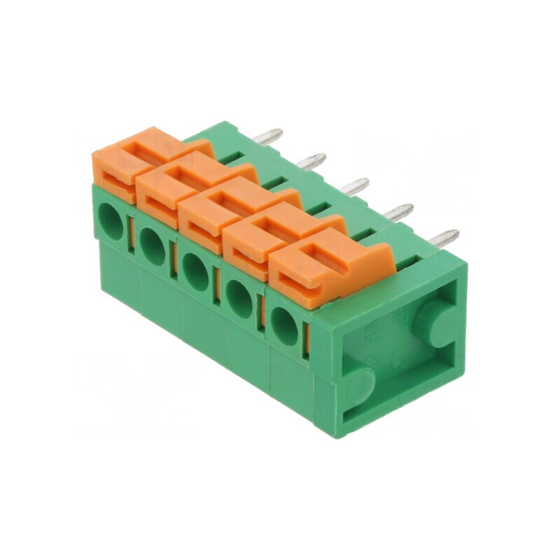 Regletă de Conexiuni PCB 5 Piste 5,08mm Drept | Electronic-mag.ro | Componente Electronice