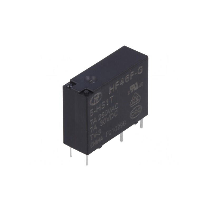 Releu electromagnetic SPST-NO 5VDC 10A 250VAC | Electronic-mag.ro | Componente Electronice