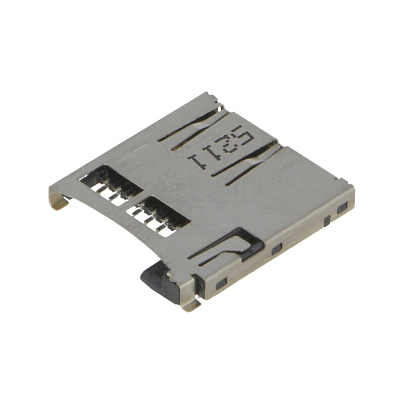 Conector microSD push-push SMT aurit | Electronic-mag.ro | Componente Electronice Conector microSD push-push SMT aurit | Electronic-mag.ro | Componente Electronice